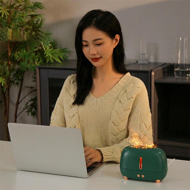 Flame Humidifier Upgraded Flame Fireplace Air Aroma