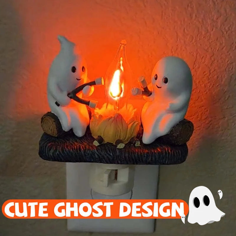 Halloween Ghost Campfire Night Light
