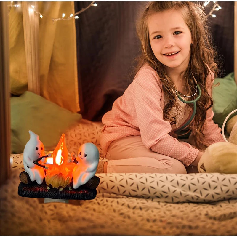 Halloween Ghost Campfire Night Light