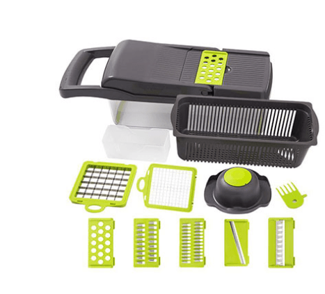 Multifunctional Vegetable Cutter Home Kitchen Black