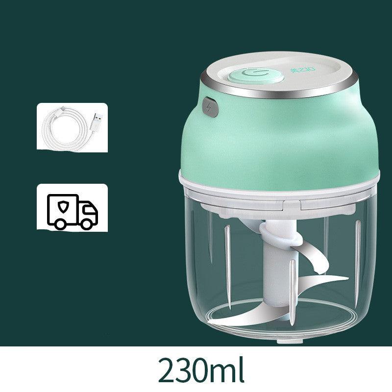 Portable Electric Mini Garlic Cutter Masher Vegetable 230ml