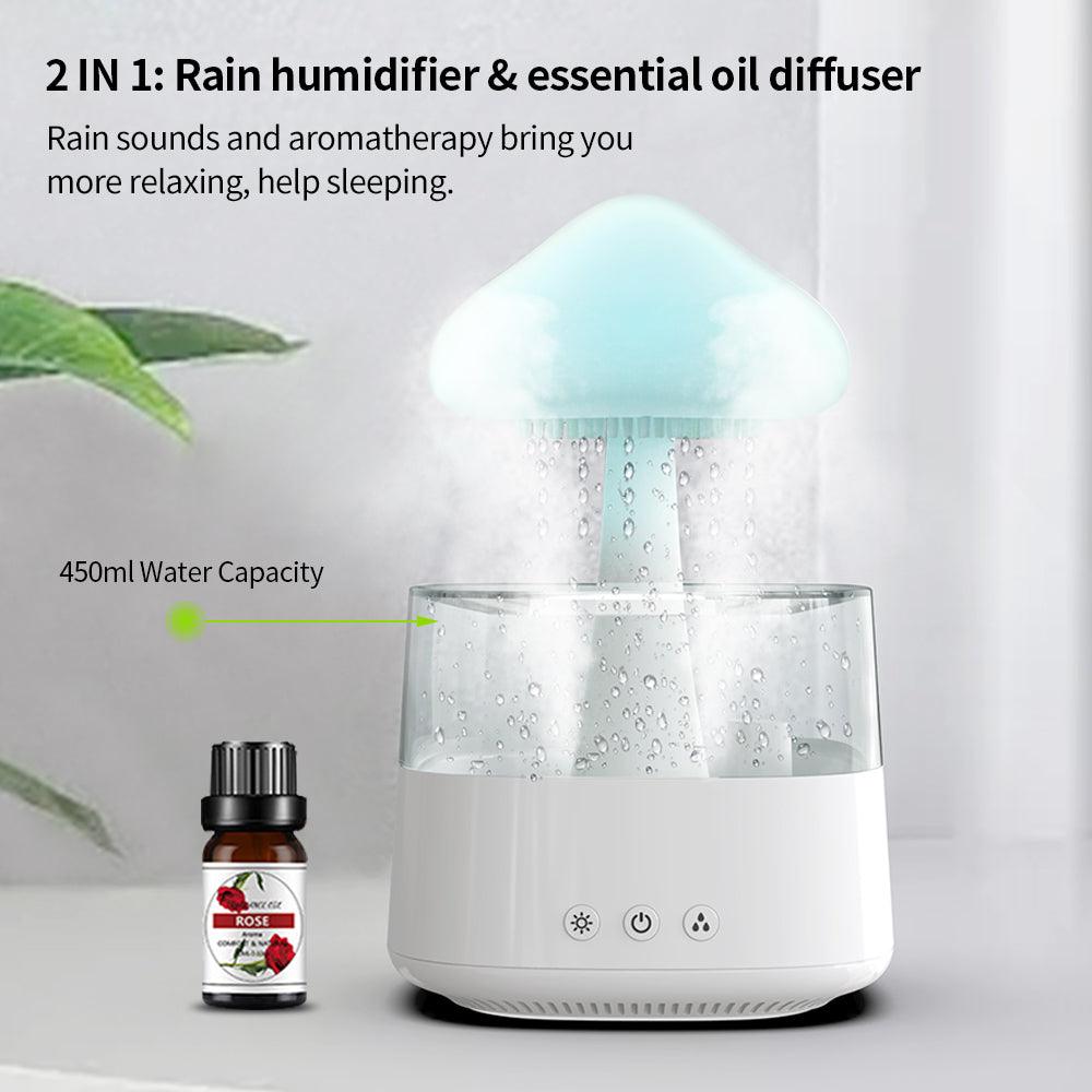 Desk Humidifier Rain Cloud Aromatherapy Essential