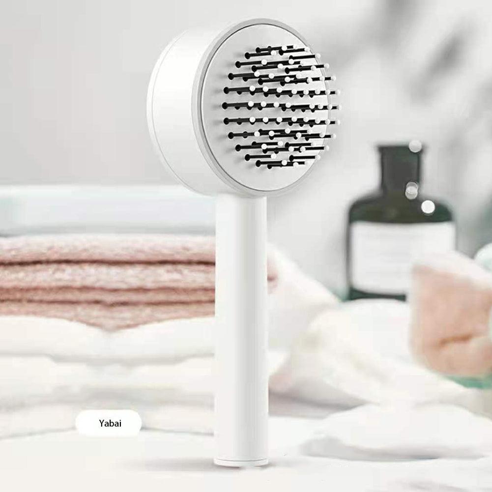 Anti-Static Self-cleaning Hair Brush