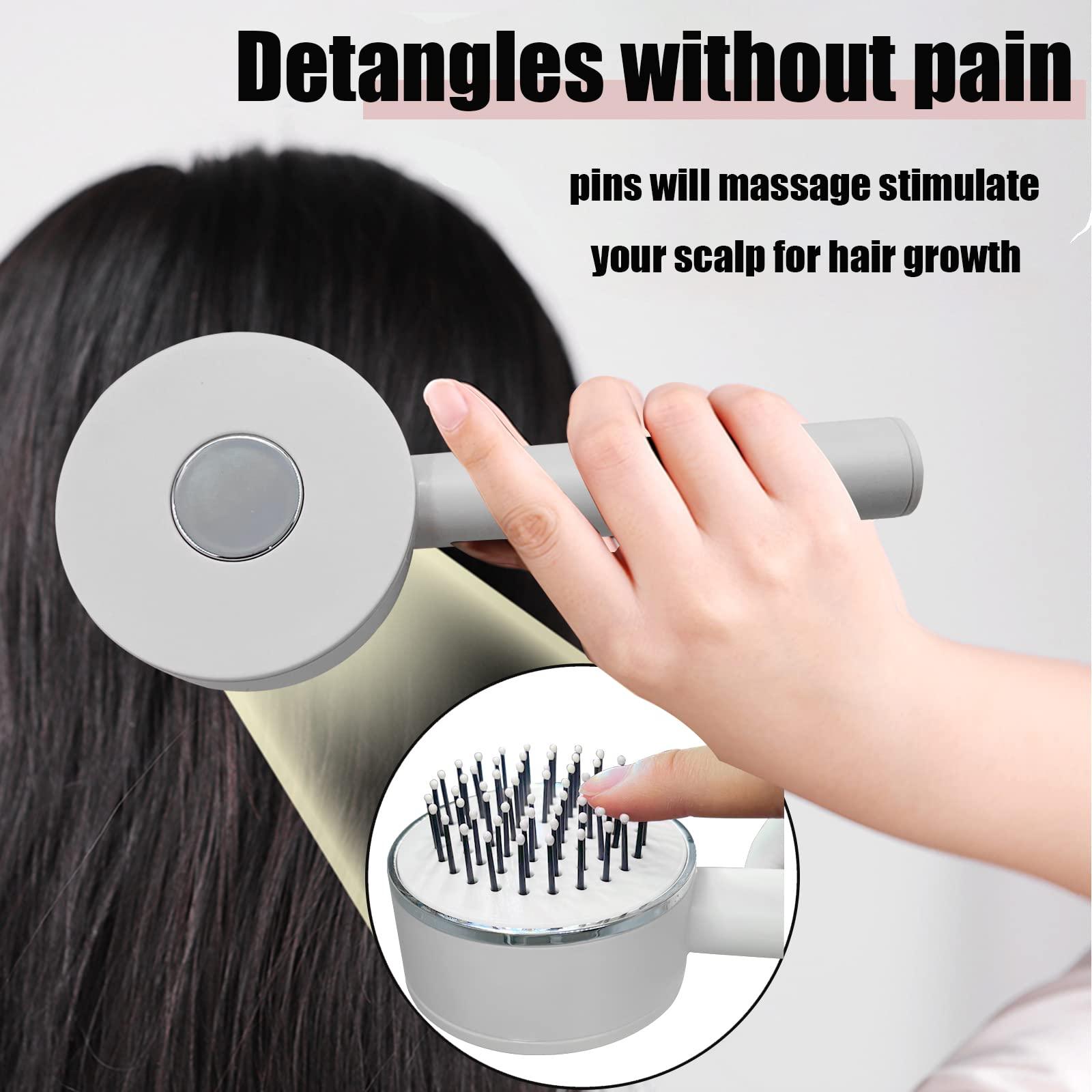 Anti-Static Self-cleaning Hair Brush