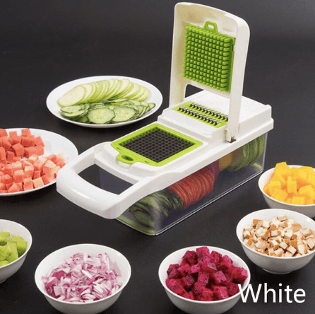 Multifunctional Vegetable Cutter Home Kitchen White