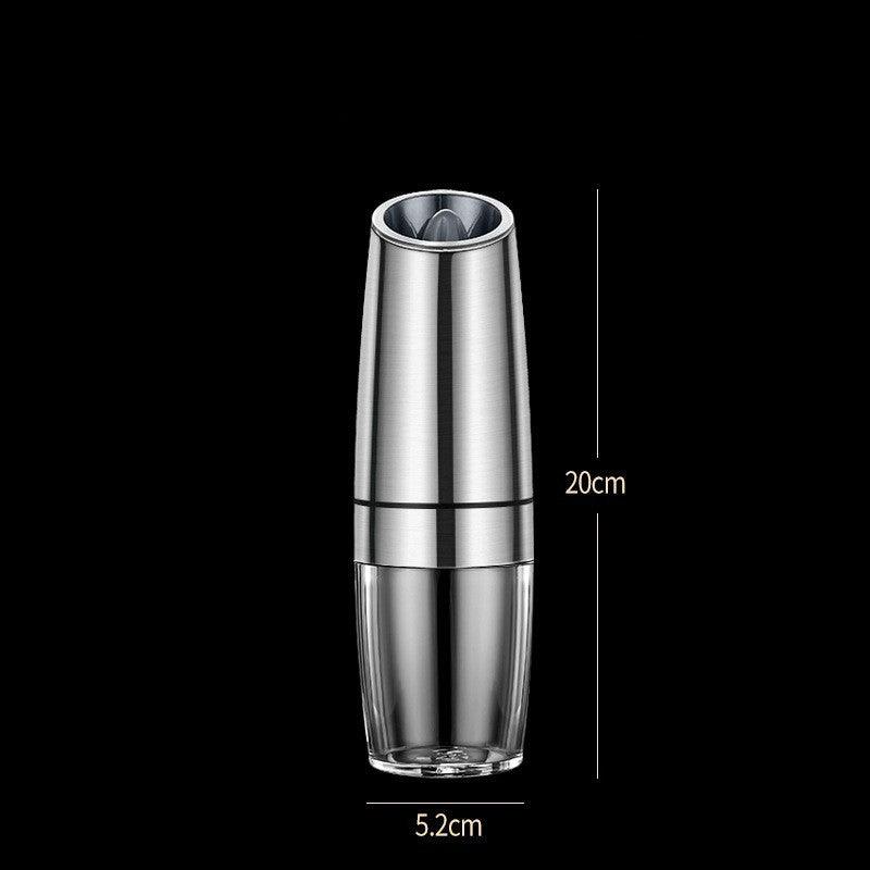 Rechargeable Electric Pepper And Salt Grinder Set Battery grinder silver Battery models