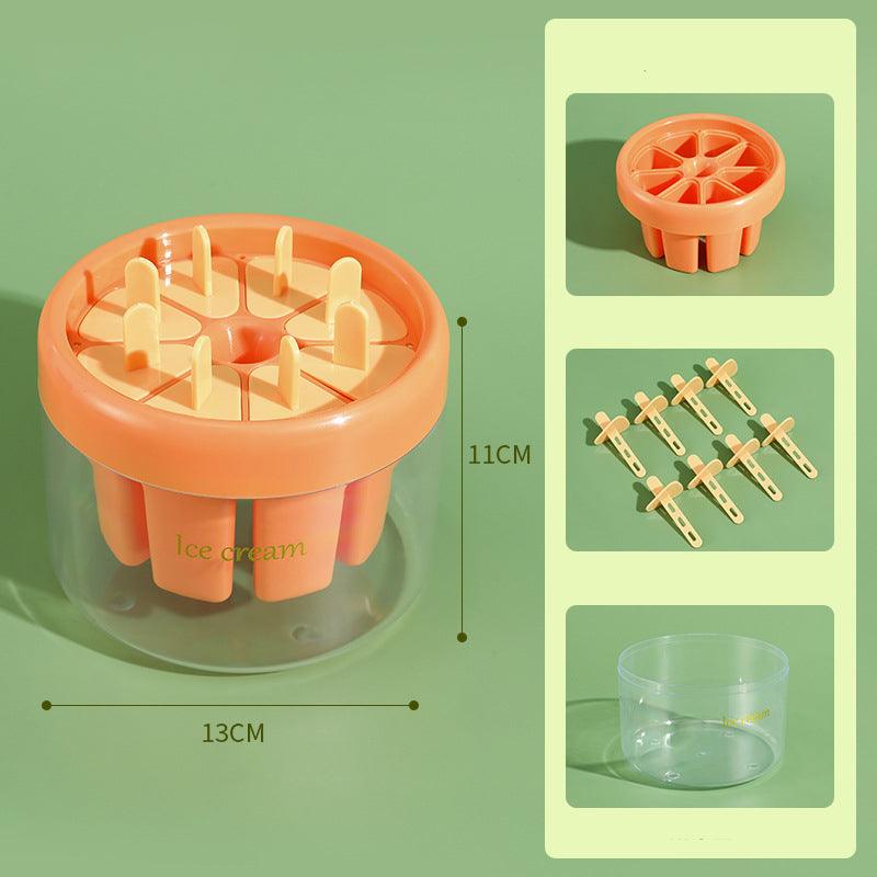 Make Popsicle Popsicle Ice Cream Mold Home Kitchen Gadgets Orange