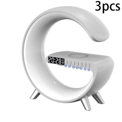 Intelligent G Shaped LED Lamp Bluetooth Speake White 3pcs US