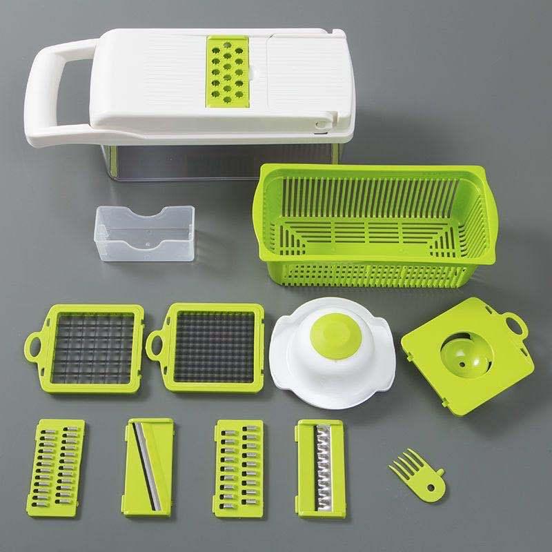 Multifunctional Vegetable Cutter Home Kitchen White A