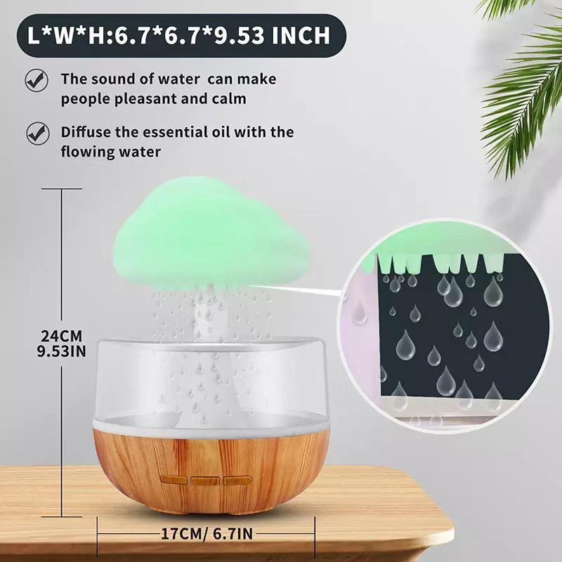 Desk Humidifier Rain Cloud Aromatherapy Essential