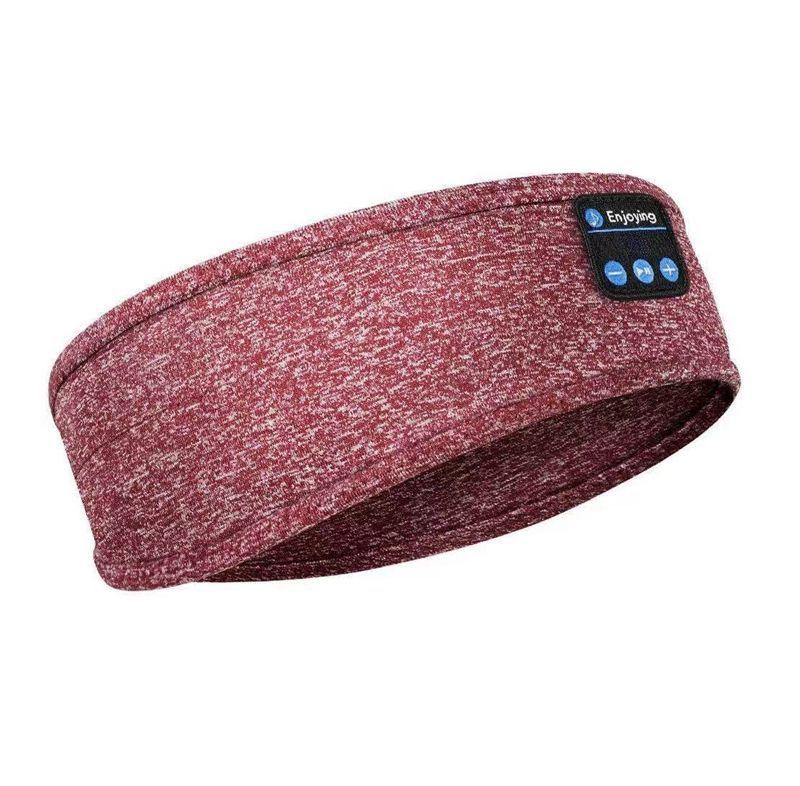 Wireless Bluetooth Sleeping Headphones Headband Red