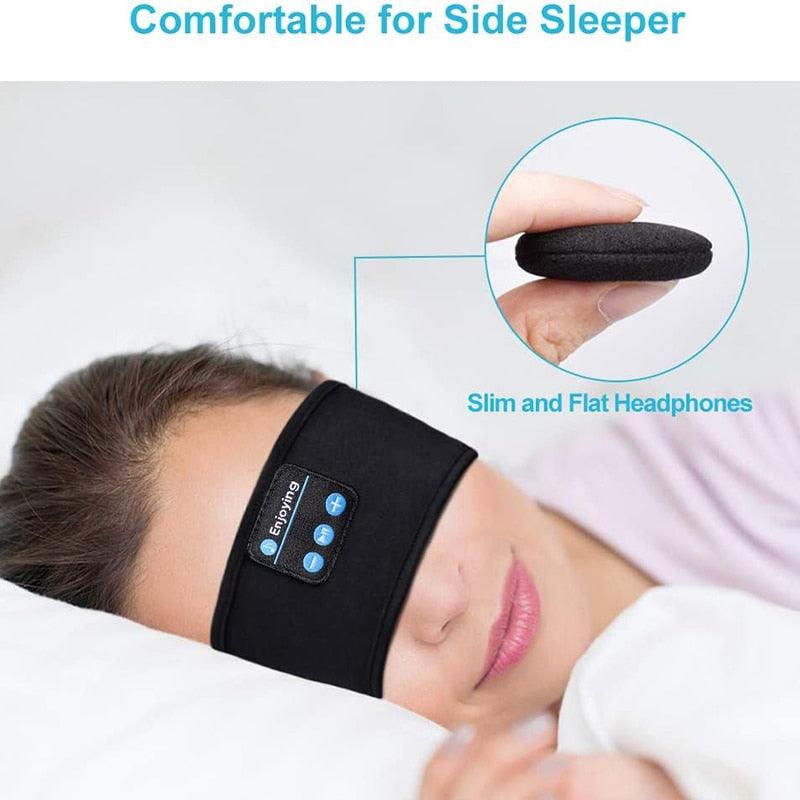 Wireless Bluetooth Sleeping Headphones Headband Black 3pcs