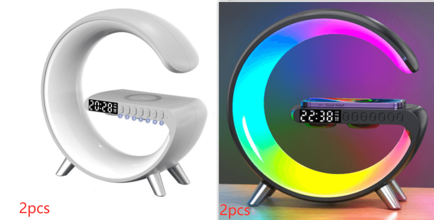 Intelligent G Shaped LED Lamp Bluetooth Speake Set EU