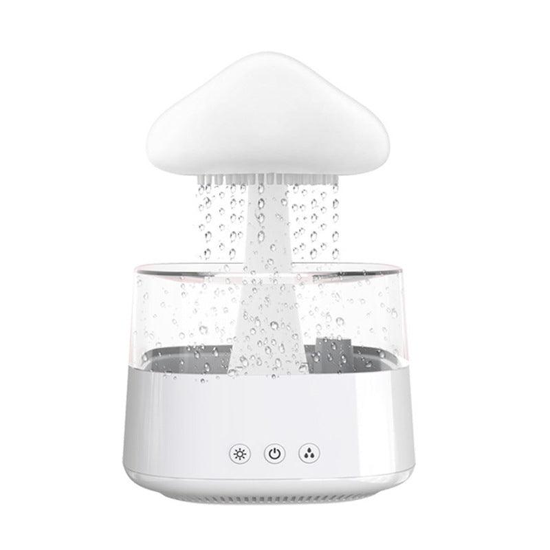 Desk Humidifier Rain Cloud Aromatherapy Essential White Rain