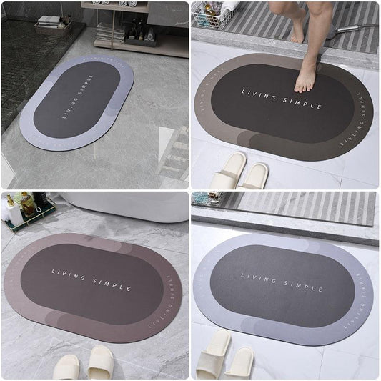 Non-slip Absorbent Bath Foot Mat